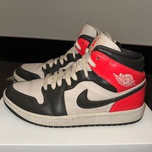 Jordan Women's Sneakers Black and Red